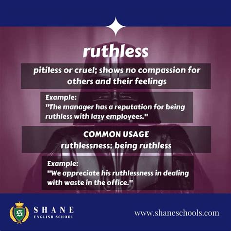 definition of ruthless|ruthless origin of the word.